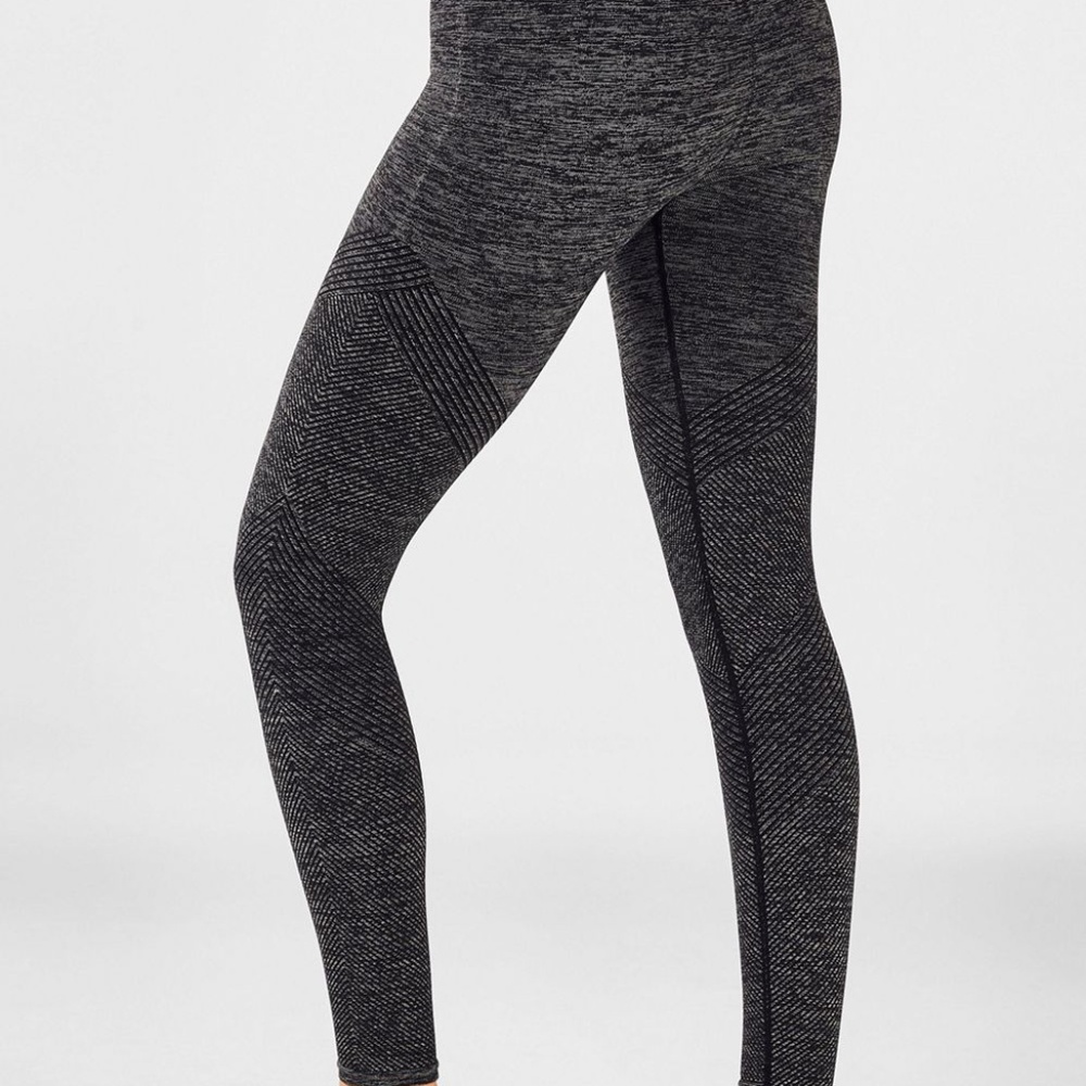Fabletics Mid-Rise Seamless Rib 7/8 NWT